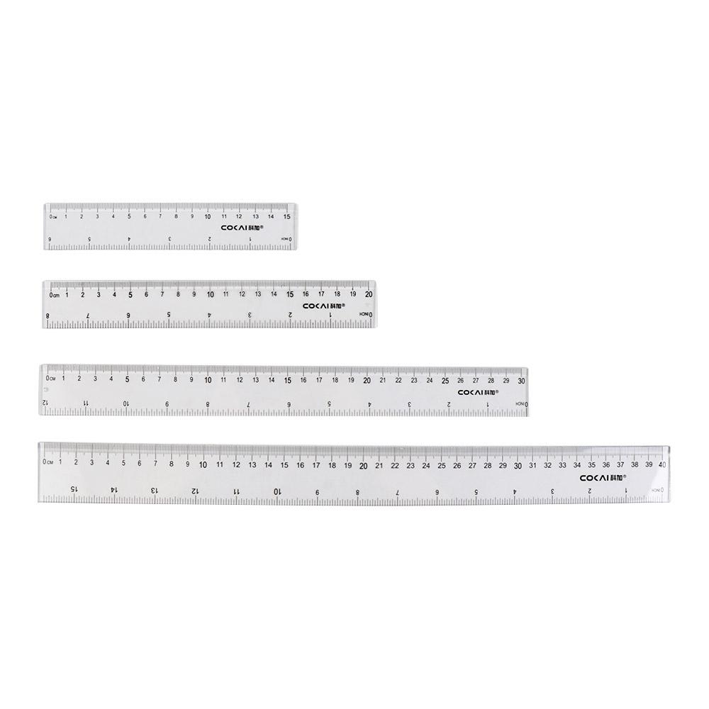 Desk Accessories 15cm 20cm 30c - огляд і ціна Ruler Set Transparent