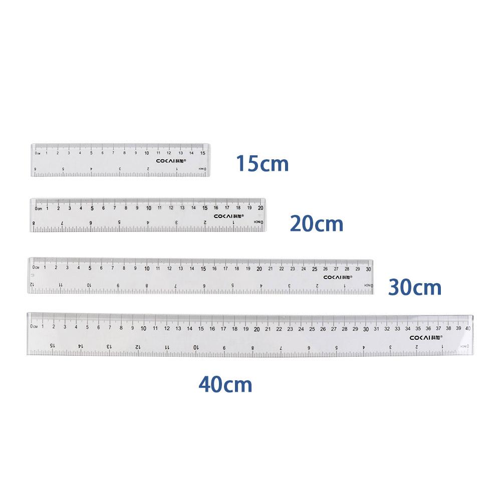 Desk Accessories 15cm 20cm 30c - огляд і ціна Ruler Set Transparent
