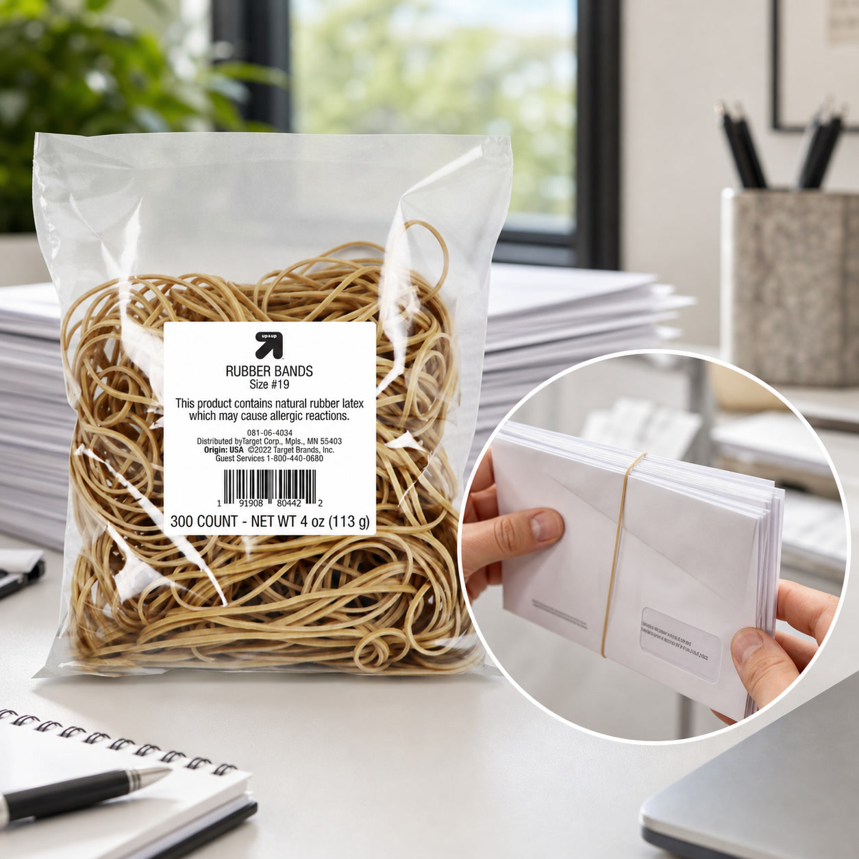 900pcs Tan Rubber Bands For Of - огляд і ціна Tan Stationery & Office Supply