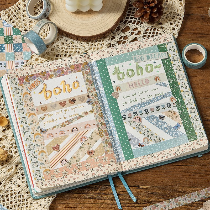 1Set 10Rolls Gentle Style Wash - огляд і ціна Washi Tape Set