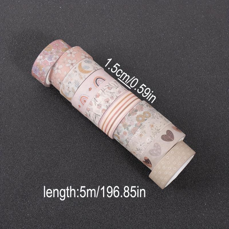 1Set 10Rolls Gentle Style Wash - огляд і ціна Washi Tape Set