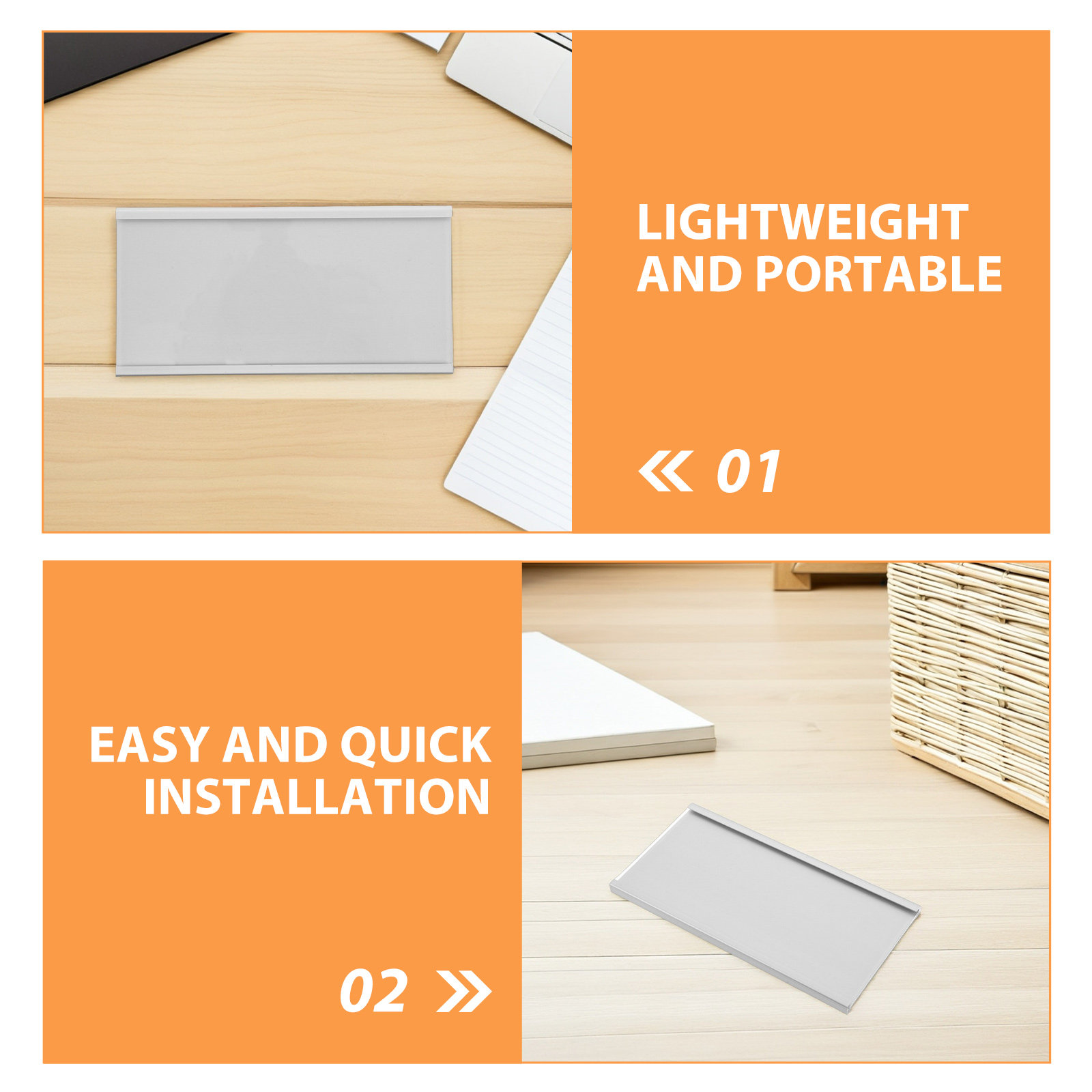 Sleek Aluminum Name Plate Hold - огляд і ціна Desk Name Plate
