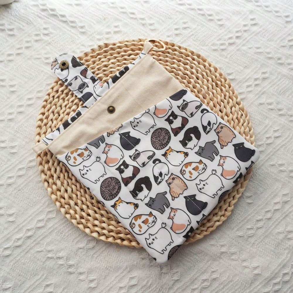 1PC Mellow Cat Canvas Book Bag - огляд і ціна Ideal Stationery & Office Supply