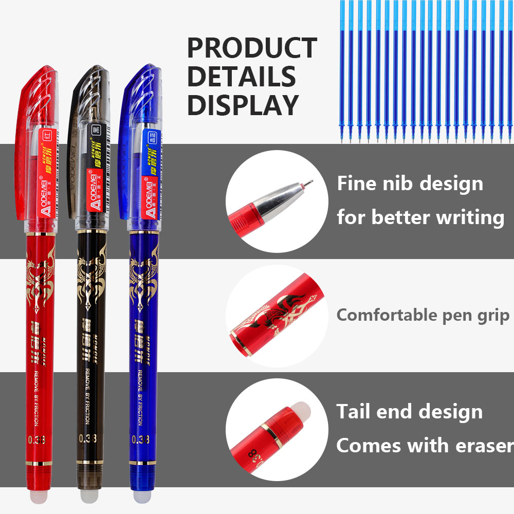 12pcs/set Creative Erasable Ge - огляд і ціна Gel Ink Pen Set