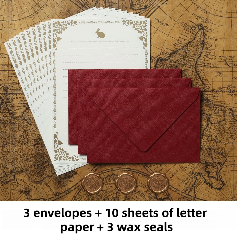 16PCS Vintage Linen Envelopes  - огляд і ціна Letter Envelope Kraft