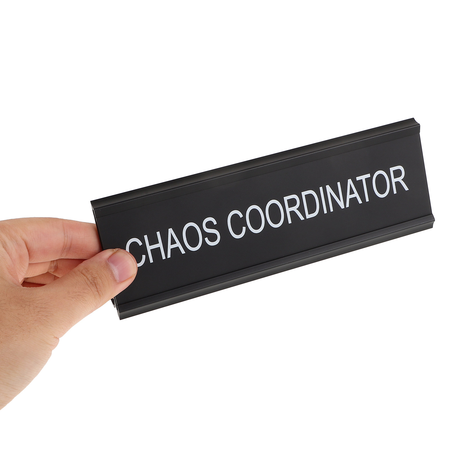 Aluminum Alloy L-Shaped Desk P - огляд і ціна Desk Name Plate