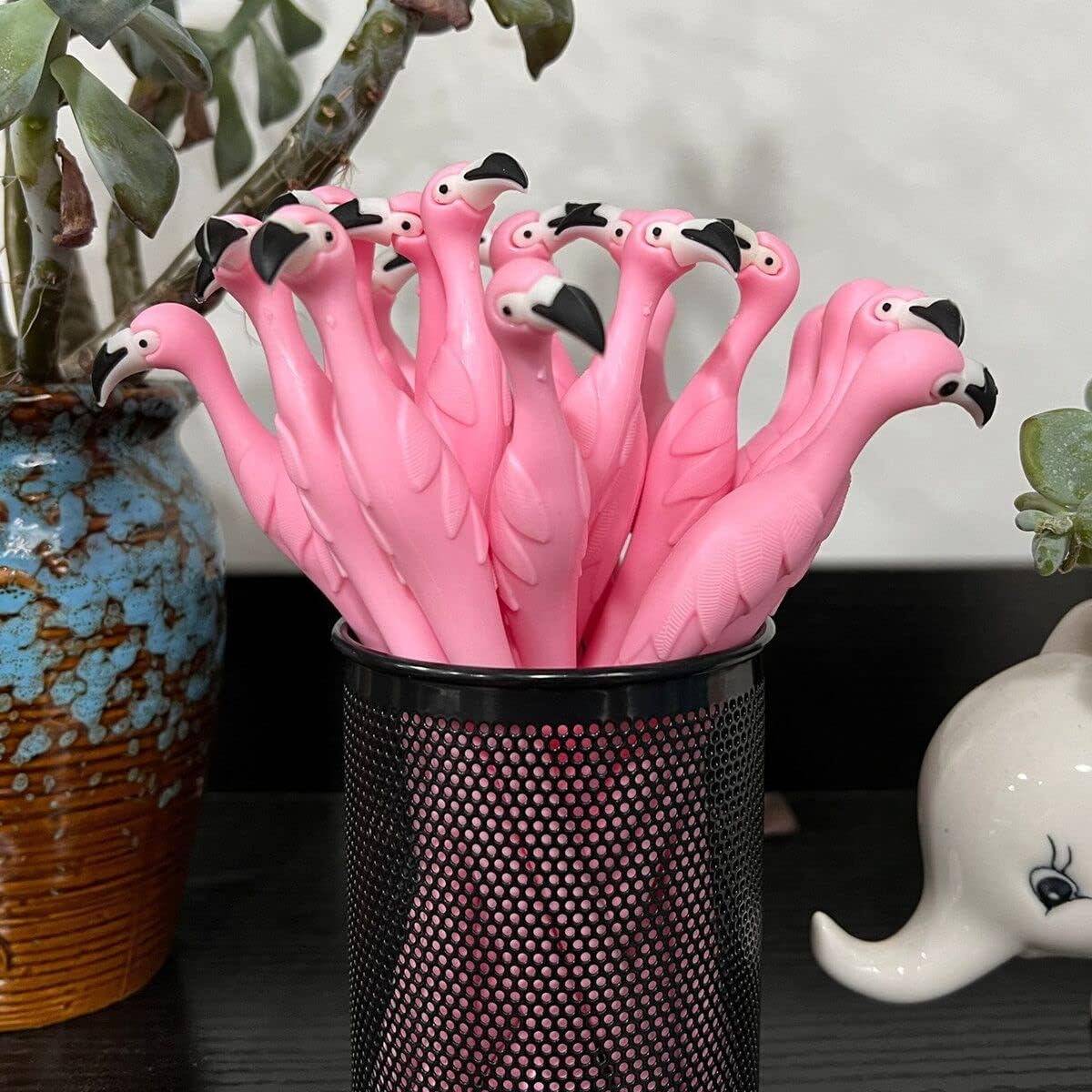 Cute Pink Flamingo Gel Pens Se - огляд і ціна Gel Ink Pen Set