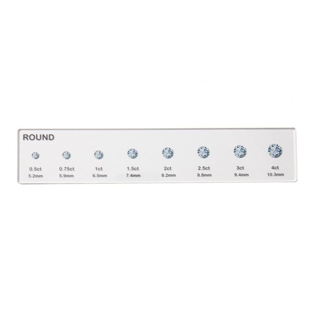 Rhinestone Size Ruler 3pcs Rhi - огляд і ціна Ruler Set Transparent