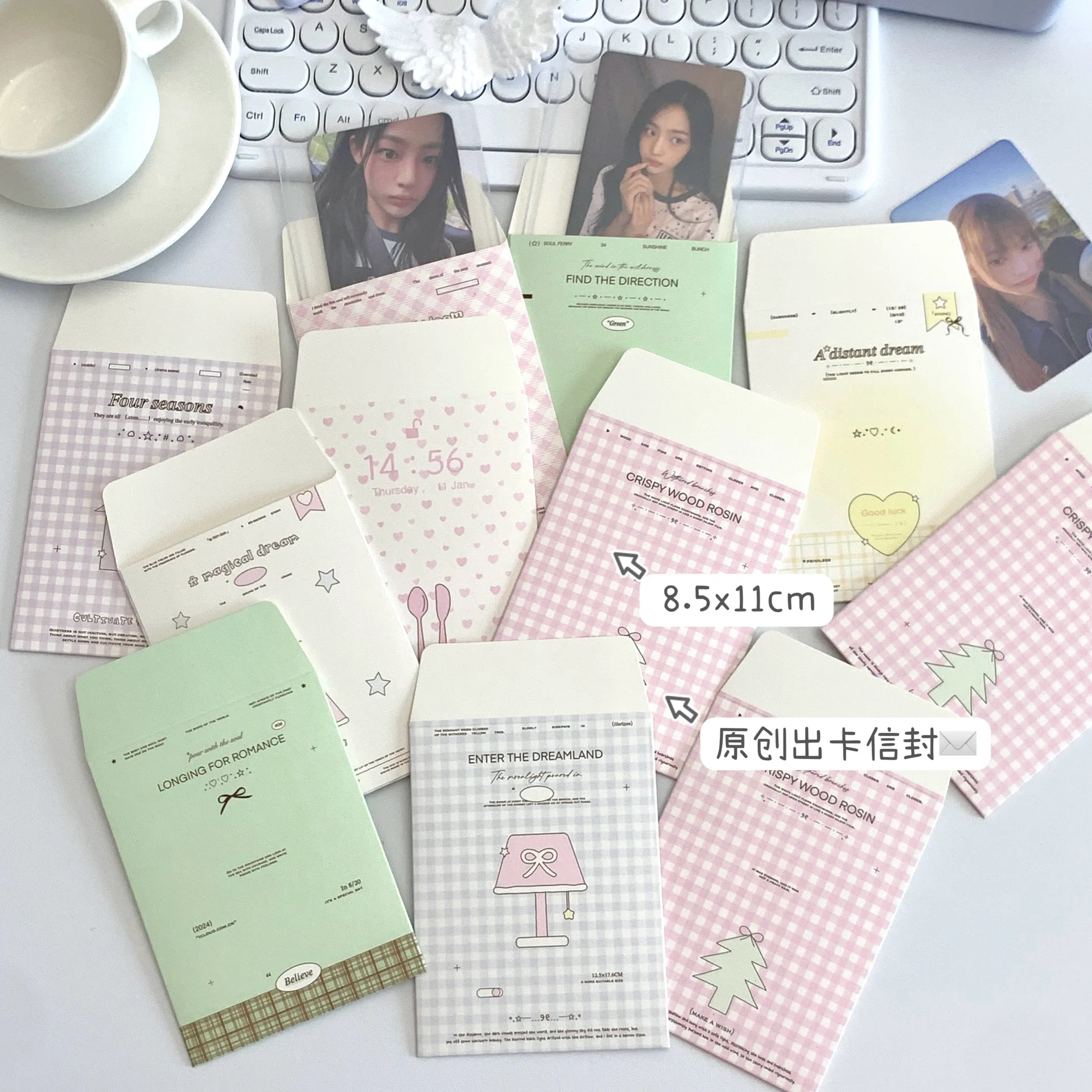 6pcs Card Sleeve Envelope Bag  - огляд і ціна Letter Envelope Kraft