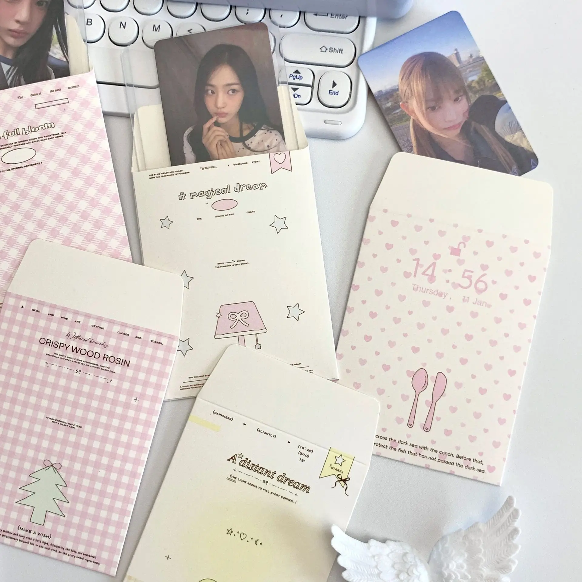 6pcs Card Sleeve Envelope Bag  - огляд і ціна Letter Envelope Kraft