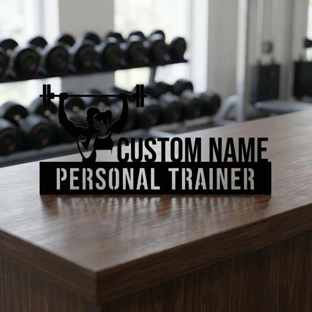 Custom Engraved Personal Train - огляд і ціна Desk Name Plate