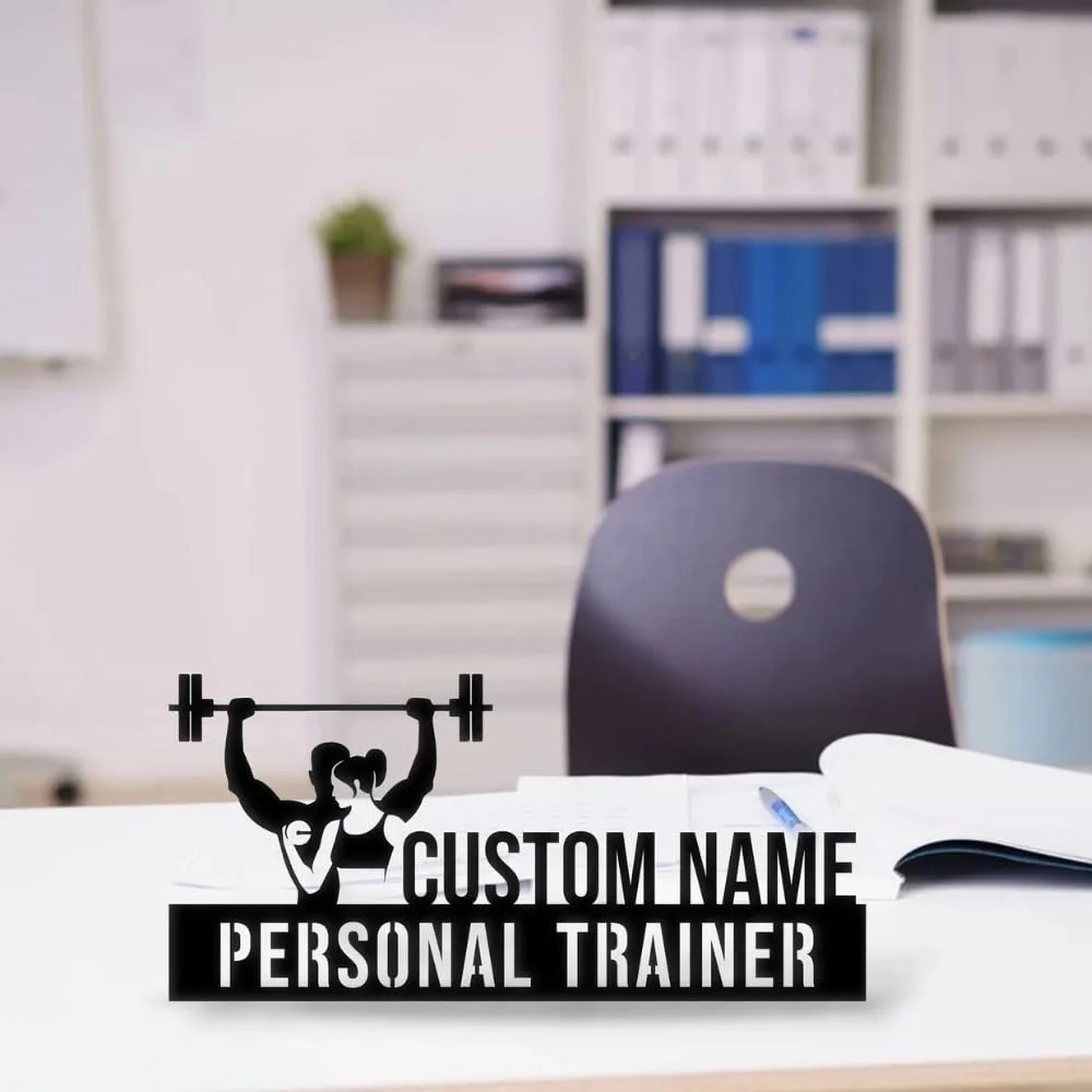 Custom Engraved Personal Train - огляд і ціна Desk Name Plate