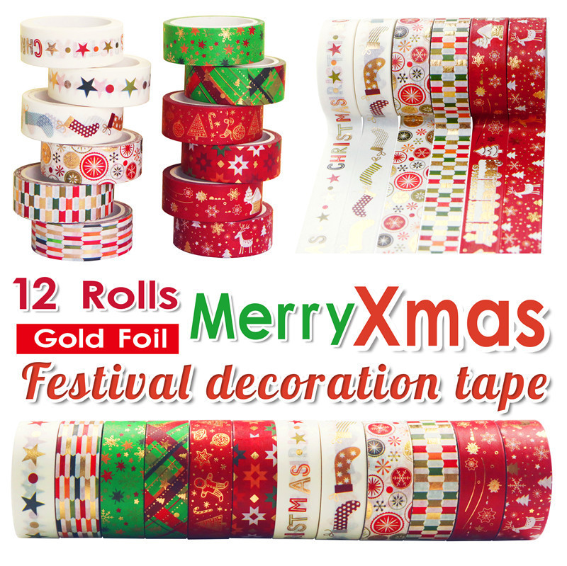 60 Meter Christmas Washi Tapes - огляд і ціна Washi Tape Set