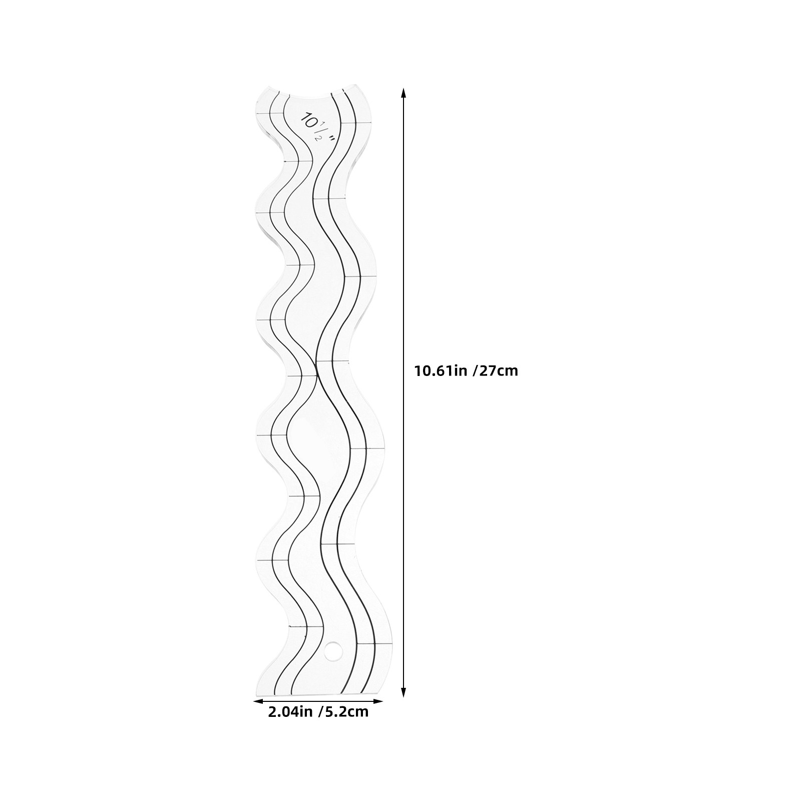 2Pcs Quilting Ruler Set Transp - огляд і ціна Ruler Set Transparent