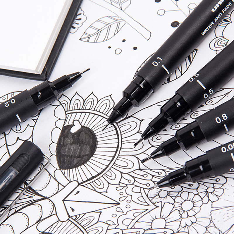 3/6/12pcs Uni Needle Gel Pen P - огляд і ціна Gel Ink Pen Set