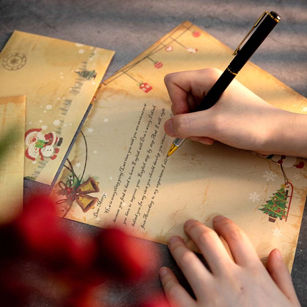 DIY Vintage Santa Claus Gift I - огляд і ціна Letter Envelope Kraft