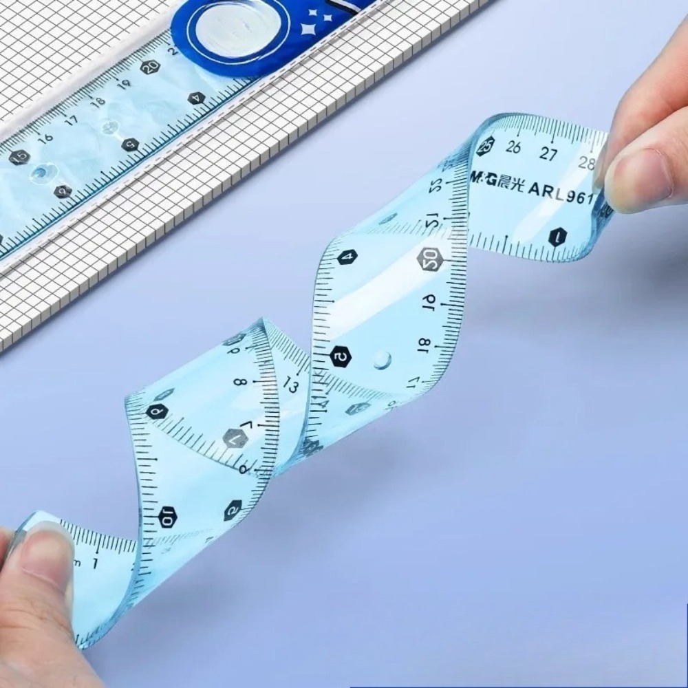 1/3pcs Transparent Soft Ruler, - огляд і ціна Ruler Set Transparent