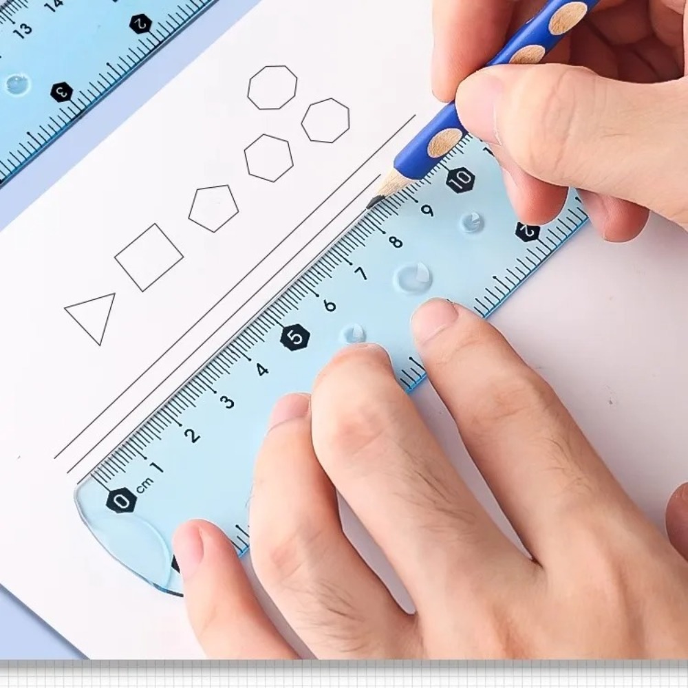 1/3pcs Transparent Soft Ruler, - огляд і ціна Ruler Set Transparent