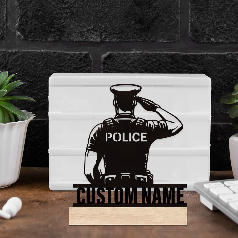 Personalized Metal Police Badg - огляд і ціна Desk Name Plate