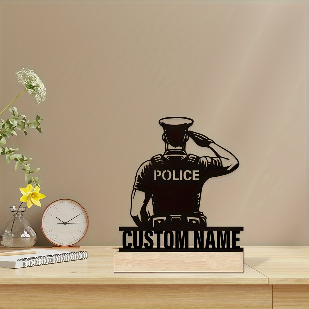 Personalized Metal Police Badg - огляд і ціна Desk Name Plate