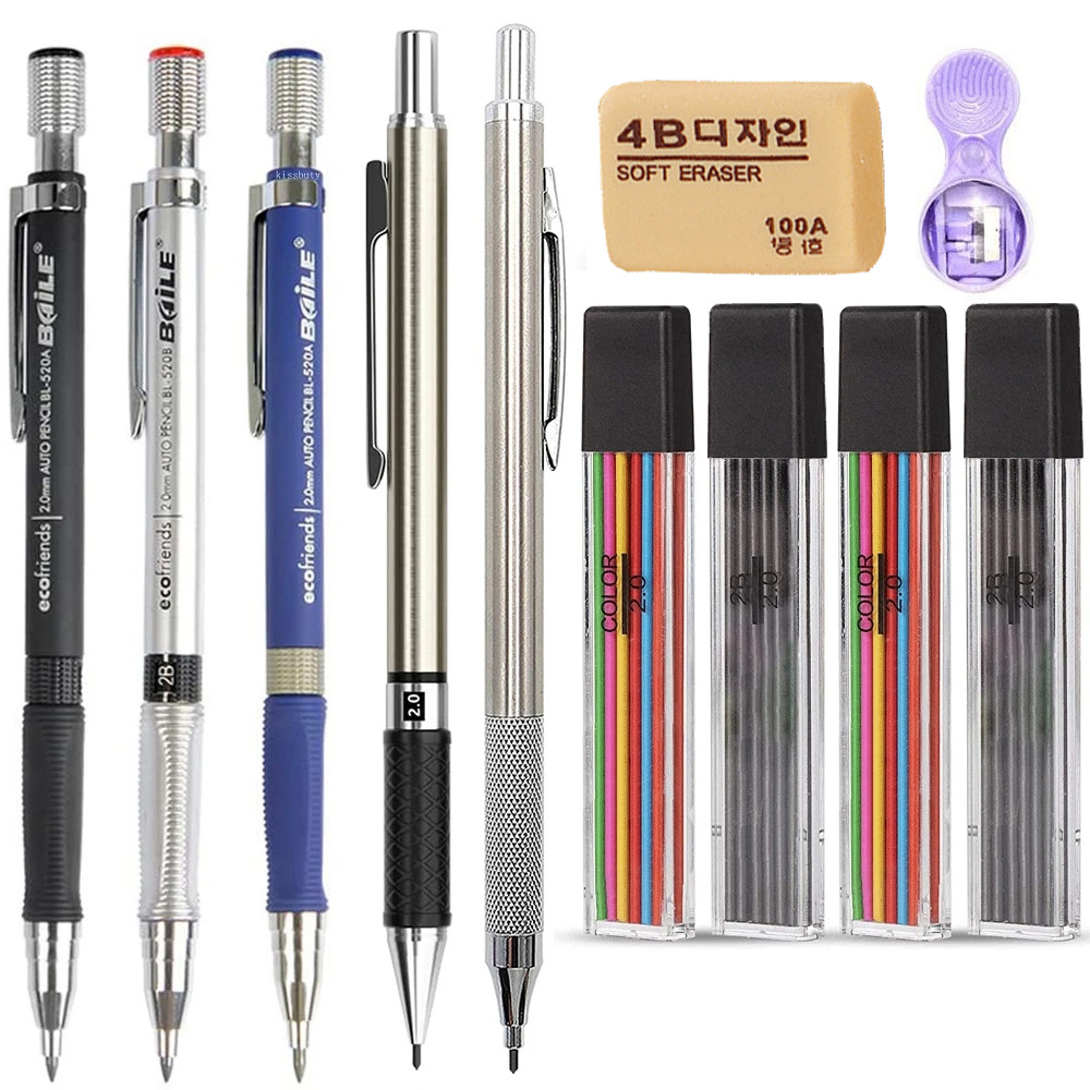 2.0mm 2B Mechanical Pencils Au - огляд і ціна Ideal Stationery & Office Supply