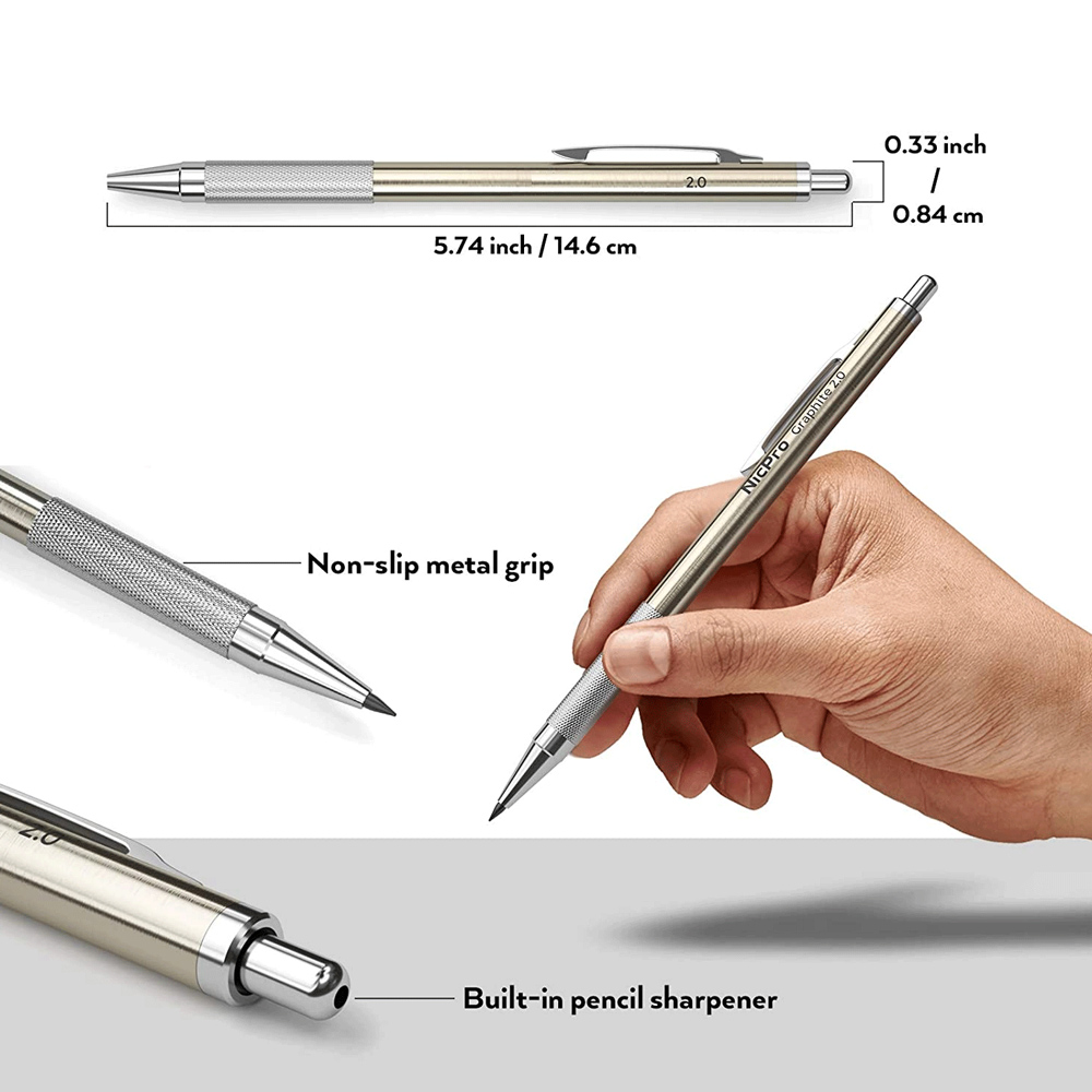 2.0mm 2B Mechanical Pencils Au - огляд і ціна Ideal Stationery & Office Supply