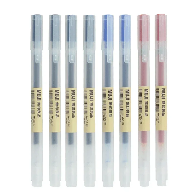 6/8Pcs/Set MUJIs Gel Pen Black - огляд і ціна Gel Ink Pen Set