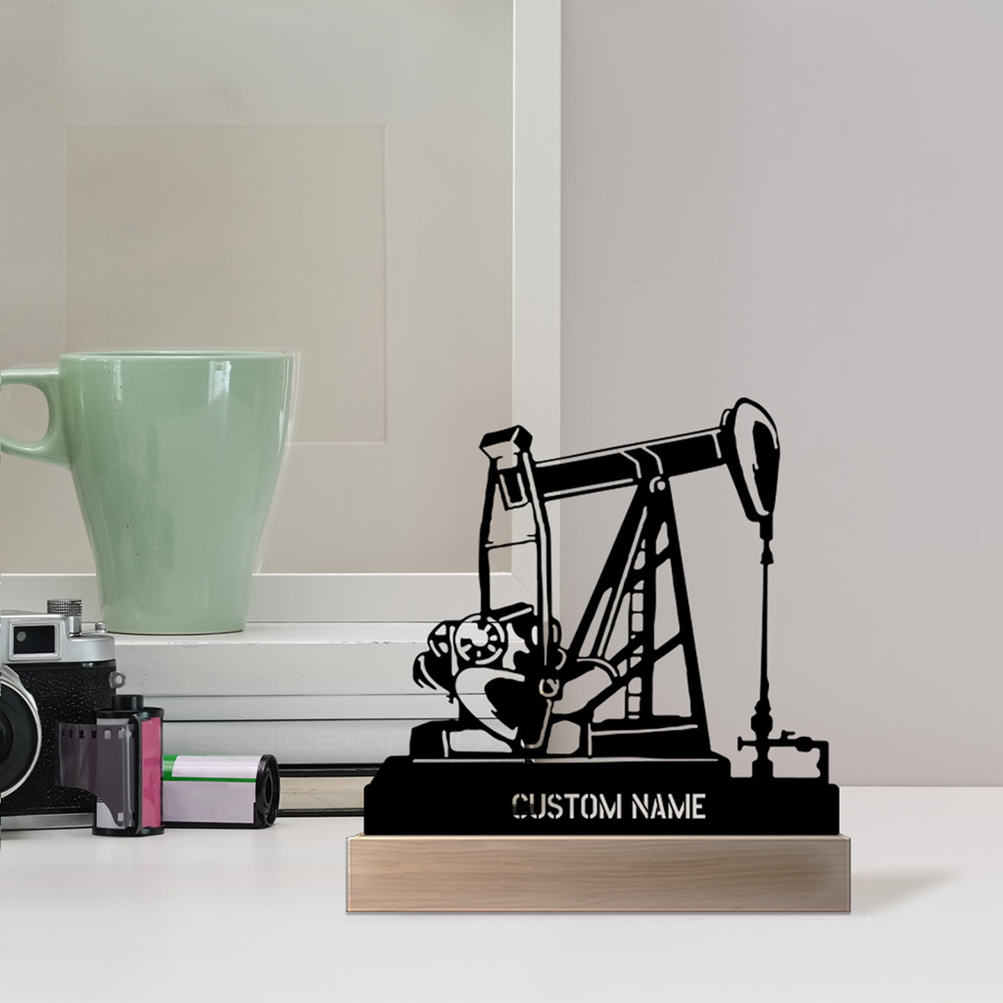 Personalized Oil Rig Desk Name - огляд і ціна Desk Name Plate