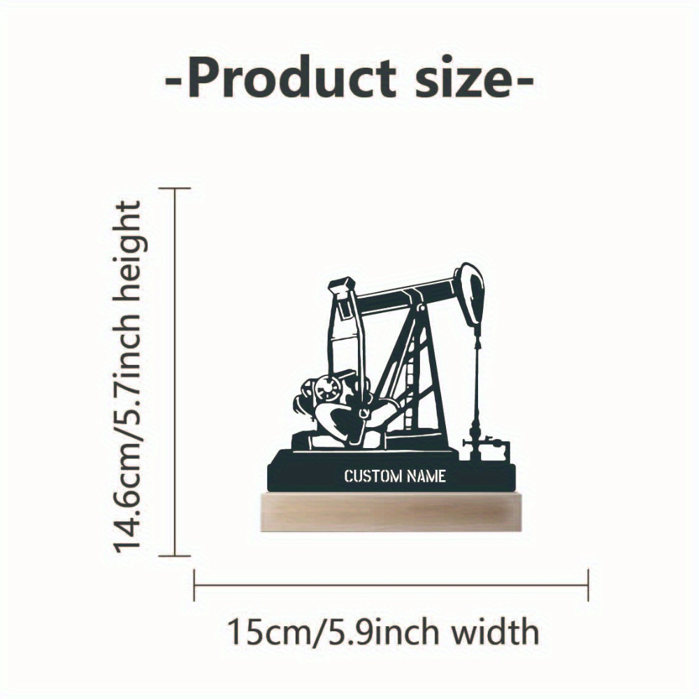 Personalized Oil Rig Desk Name - огляд і ціна Desk Name Plate