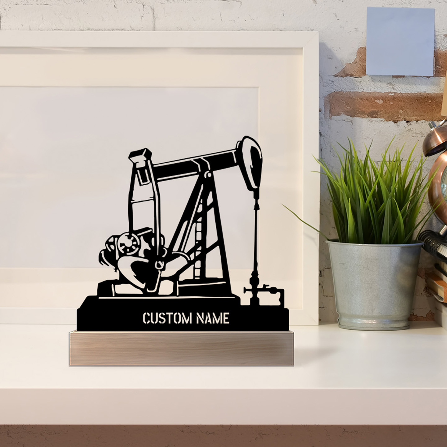 Personalized Oil Rig Desk Name - огляд і ціна Desk Name Plate