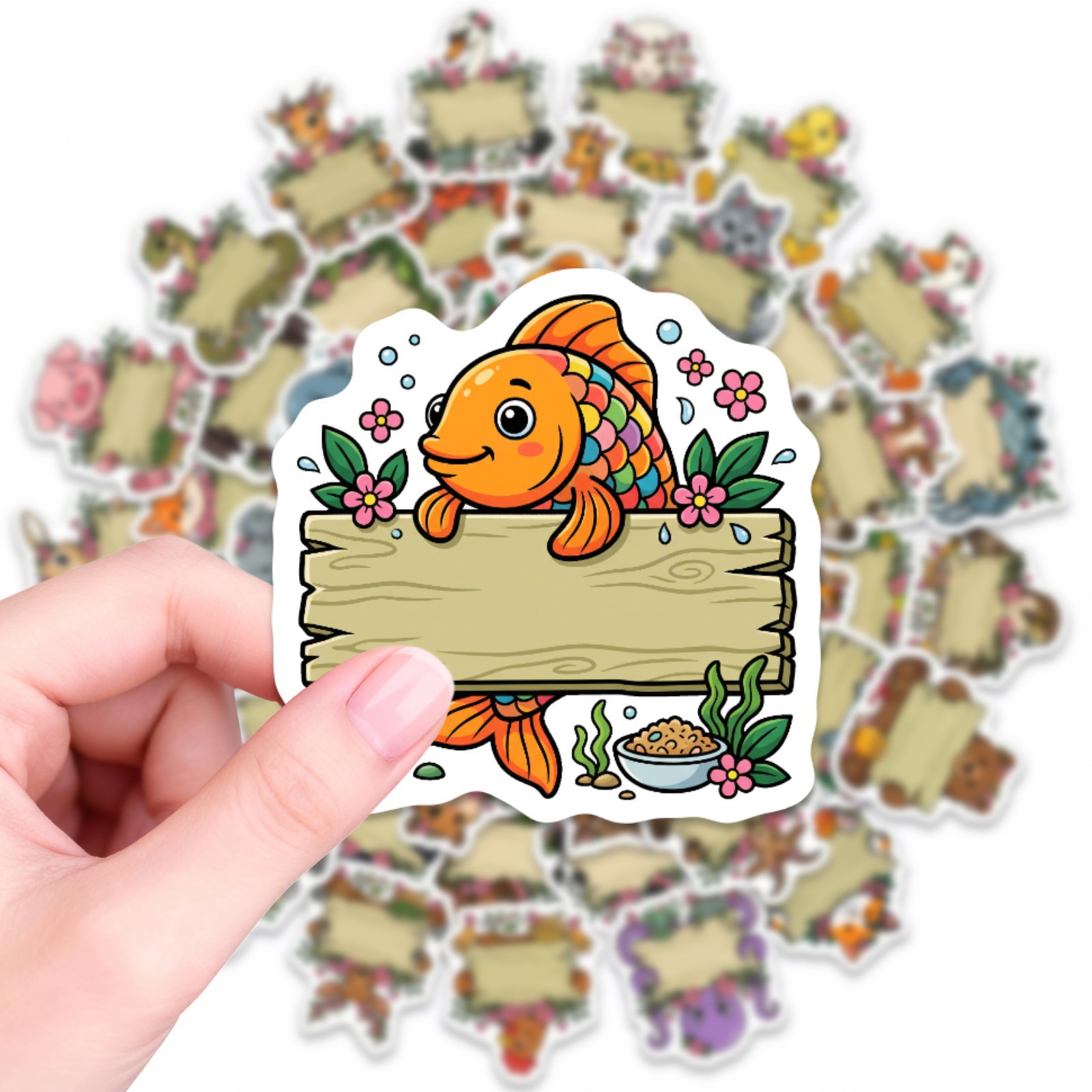 50/100Pcs HD Watercolor Forest - огляд і ціна Paper Deal Stationery & Office Supply