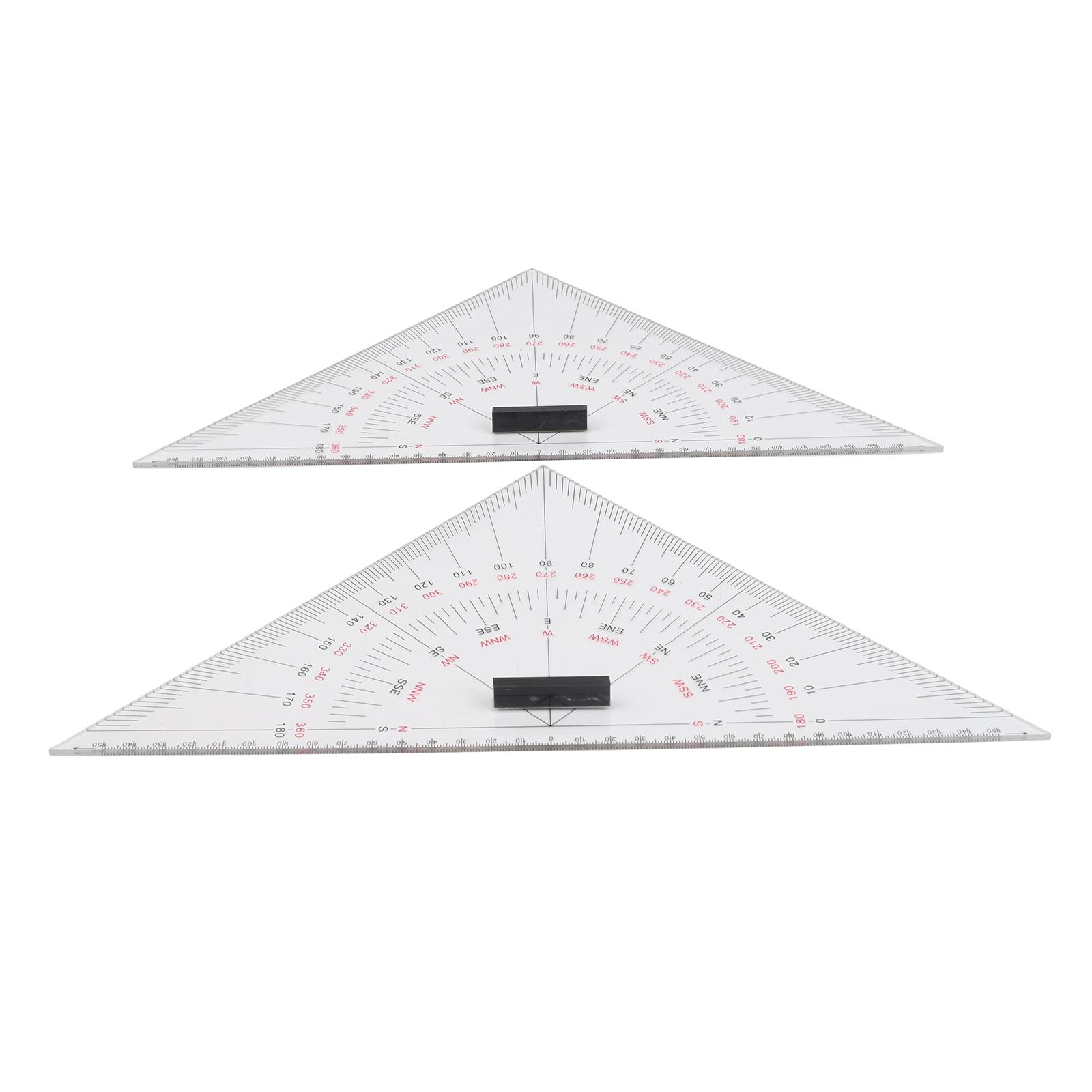 Transparent 30cm Marine Drawin - огляд і ціна Ruler Set Transparent