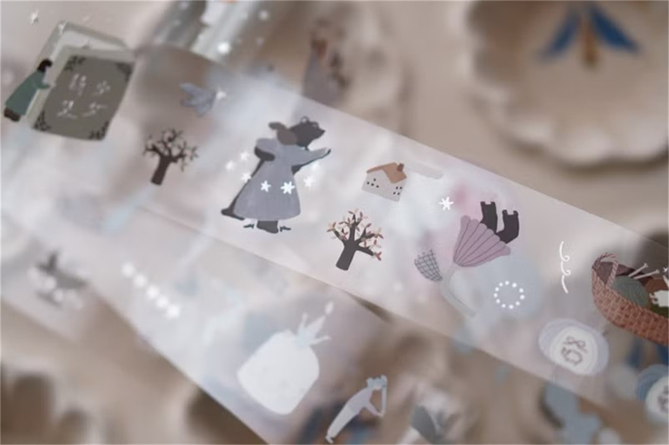 1 Loop Ivy Snow Vintage A Love - огляд і ціна Washi Tape Set