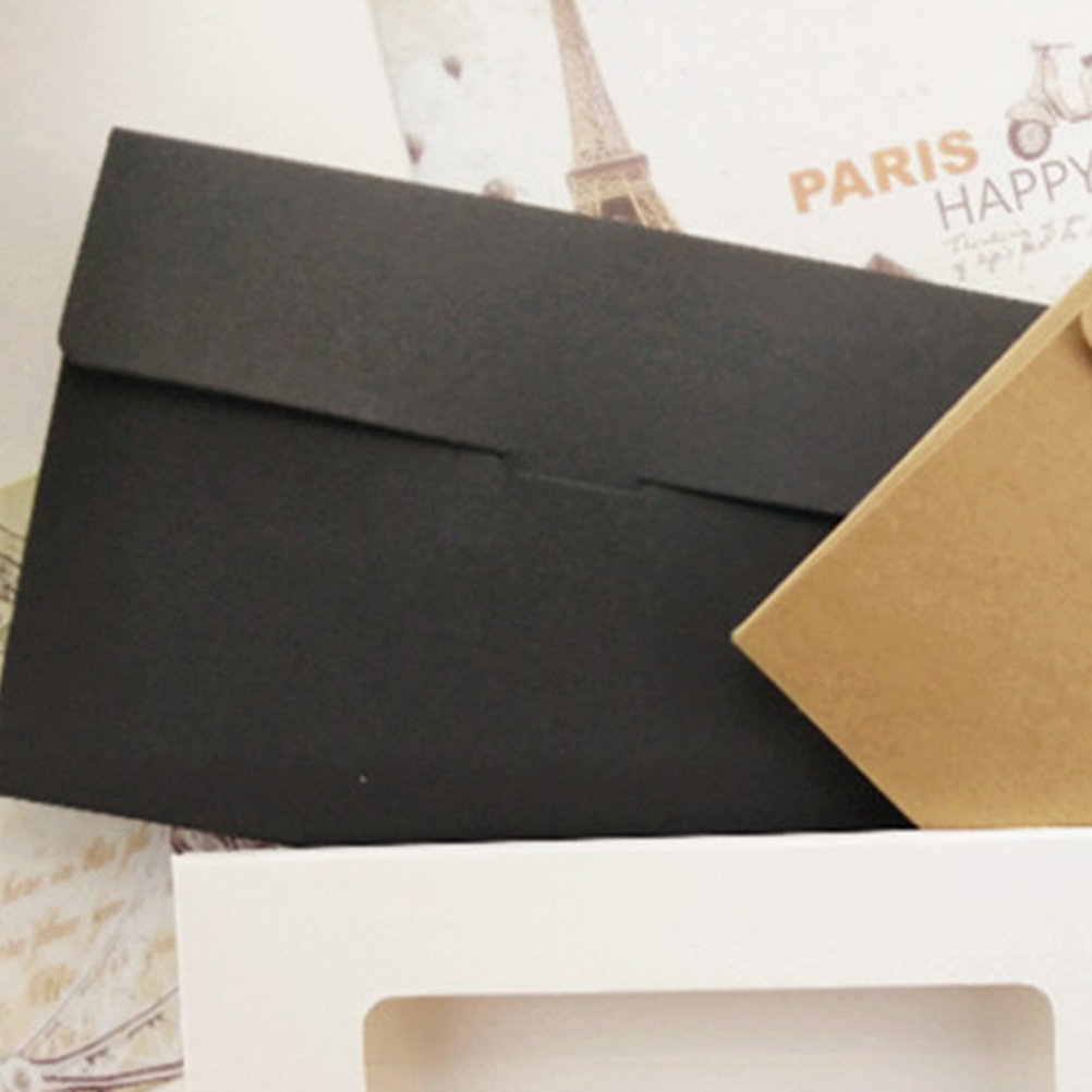10Pcs Envelop Storage Box Smoo - огляд і ціна Letter Envelope Kraft