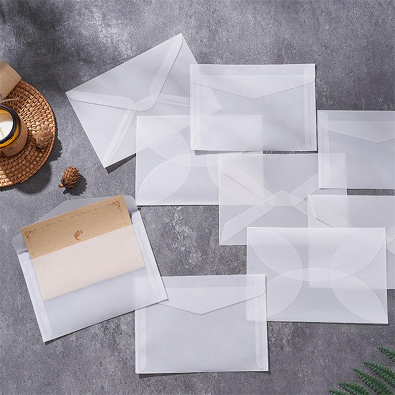 50pcs/lot Blank Translucent En - огляд і ціна Letter Envelope Kraft