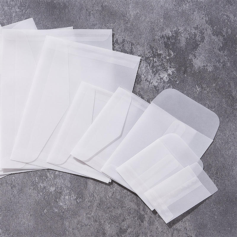 50pcs/lot Blank Translucent En - огляд і ціна Letter Envelope Kraft
