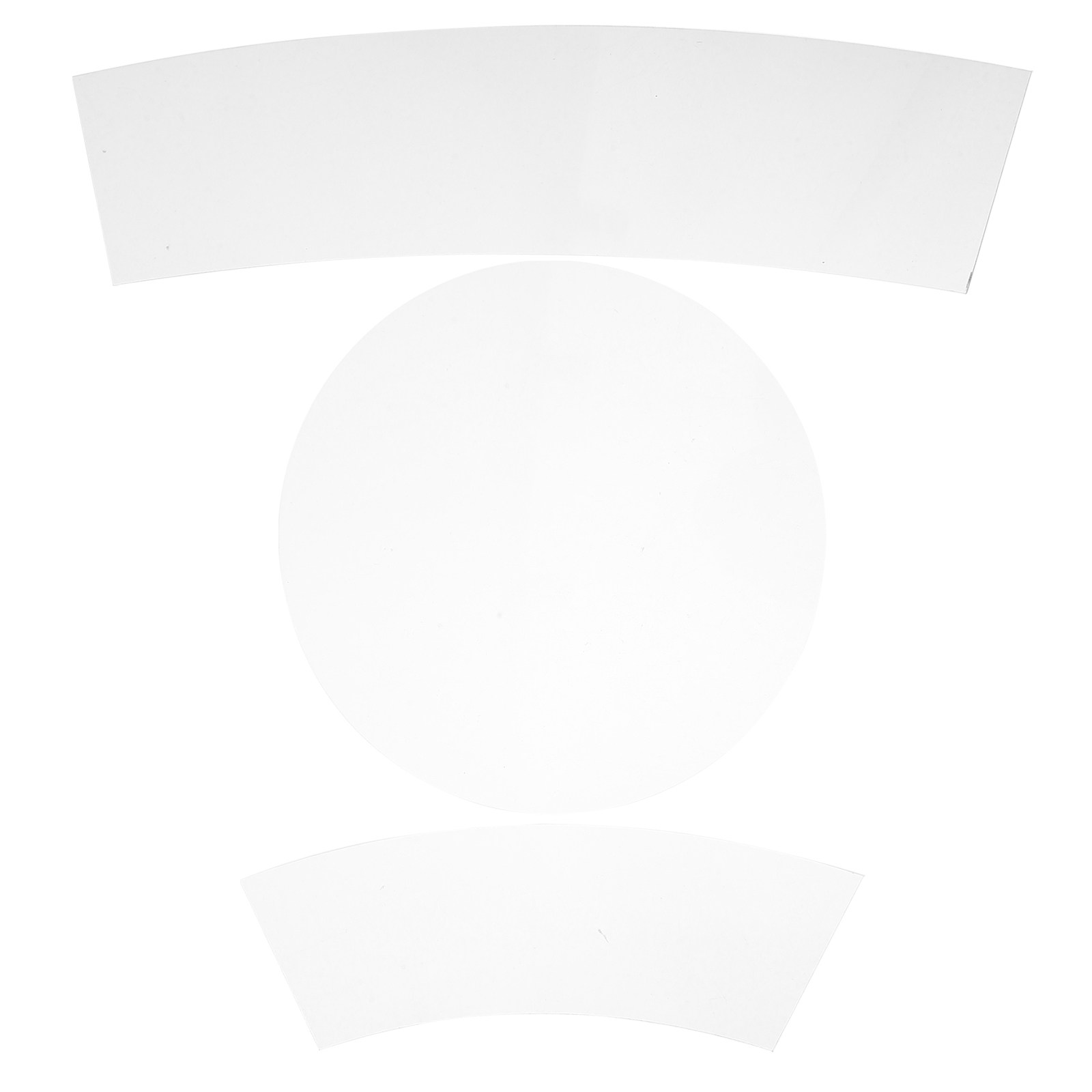 3Pcs Transparent Acrylic Bucke - огляд і ціна Ruler Set Transparent