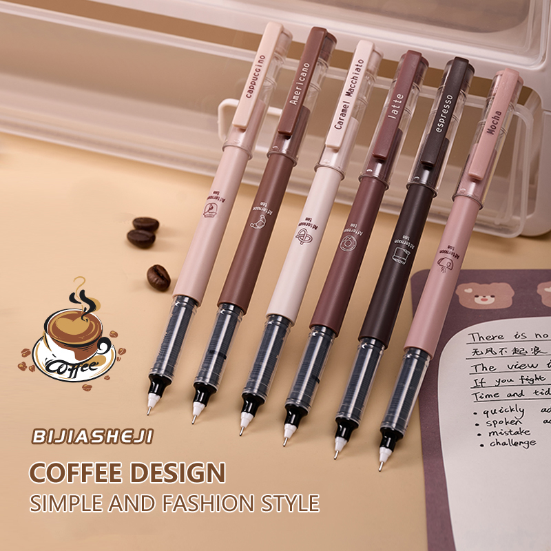 6 Pcs/Set Afternoon Tea Series - огляд і ціна Gel Ink Pen Set