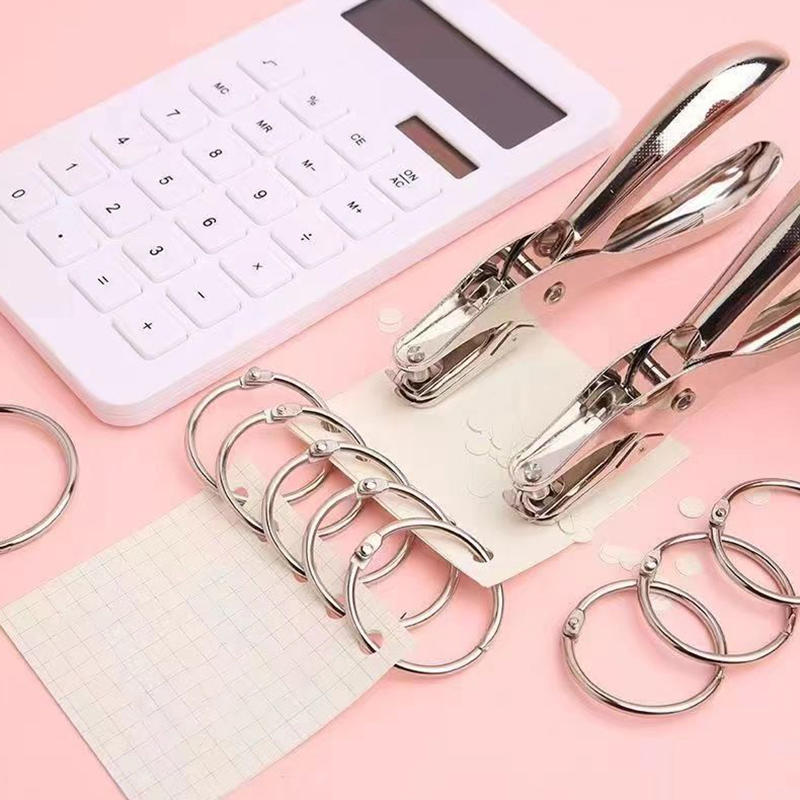 Hand Held Metal Stationery Rou - огляд і ціна Paper Punch 3 Hole