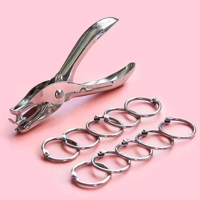 Hand Held Metal Stationery Rou - огляд і ціна Paper Punch 3 Hole