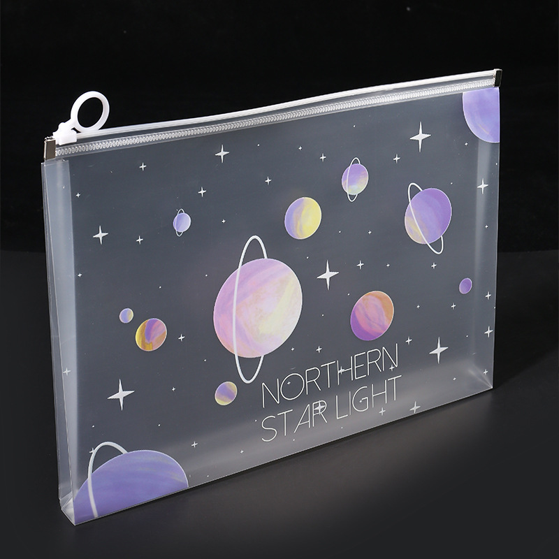 4/12pcs A4 Space Zipper Folder - огляд і ціна Office Stationery And Supply