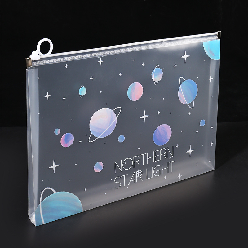 4/12pcs A4 Space Zipper Folder - огляд і ціна Office Stationery And Supply