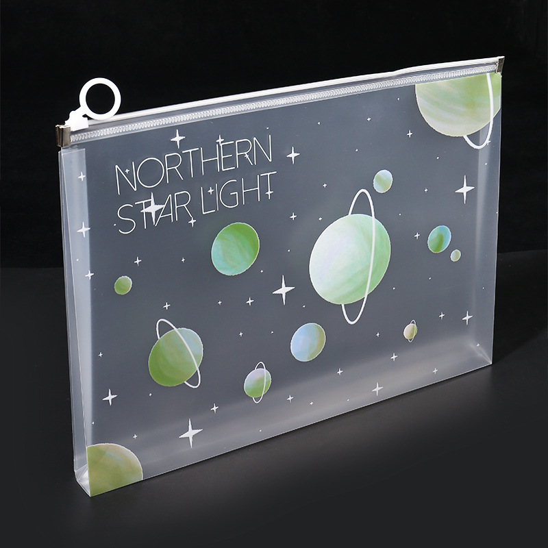 4/12pcs A4 Space Zipper Folder - огляд і ціна Office Stationery And Supply