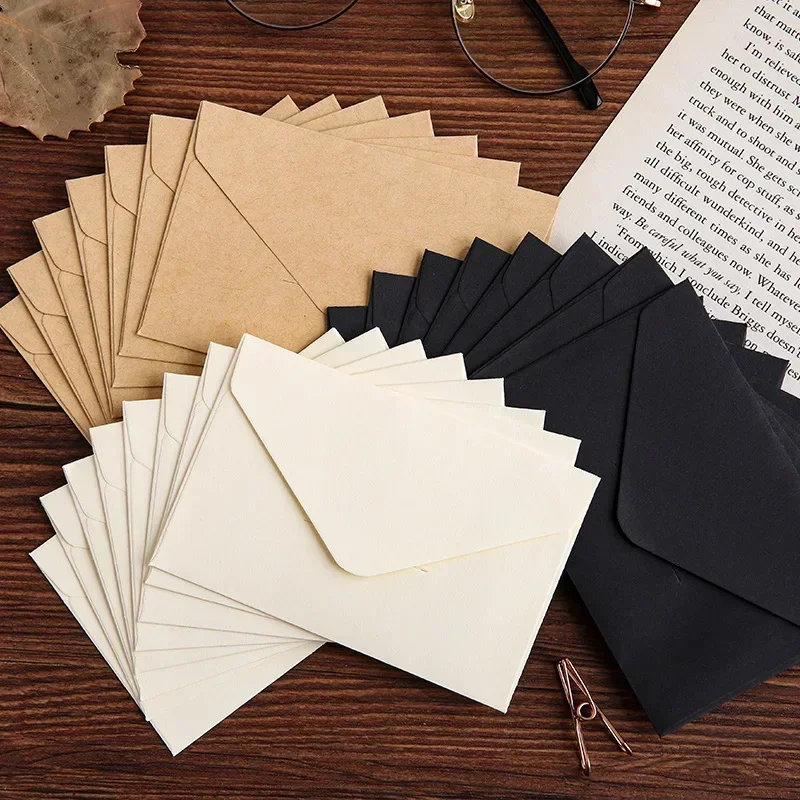 20/40/80PCS Classical White Bl - огляд і ціна Letter Envelope Kraft
