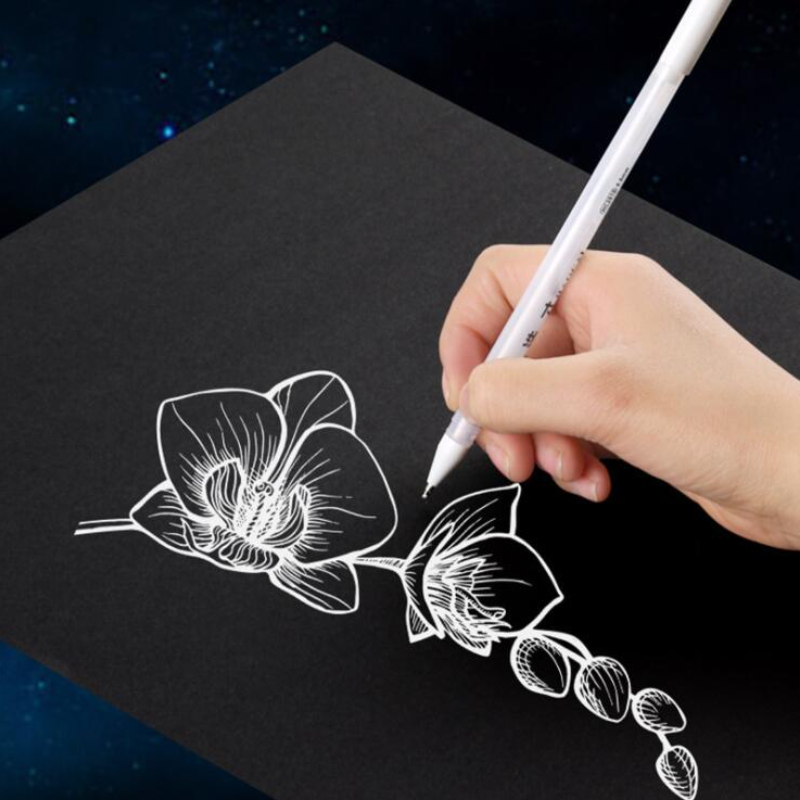 2pc+50pcs Refills/set, Gold/wh - огляд і ціна Gel Ink Pen Set